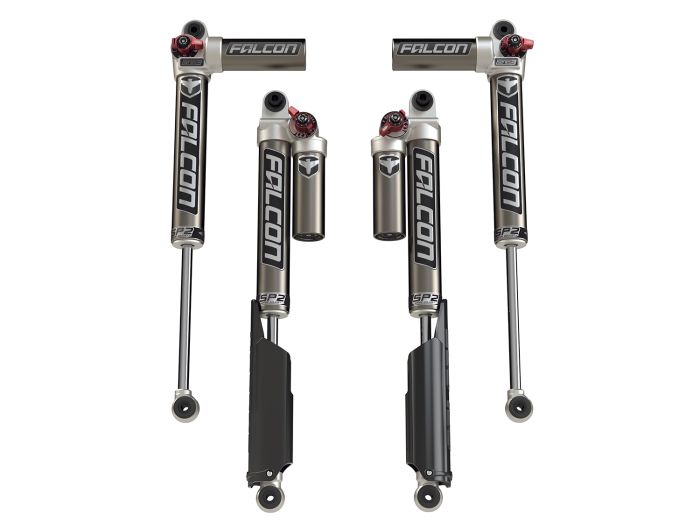JL Falcon SP2 3.3 Fast Adjust Piggyback Shock Kit (2-4.5'' Lift)