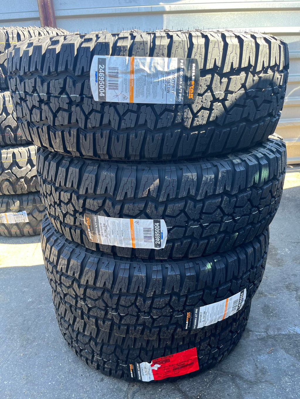 Milestar Patagonia A/T Pro 285-70-17 NEW Set of 4