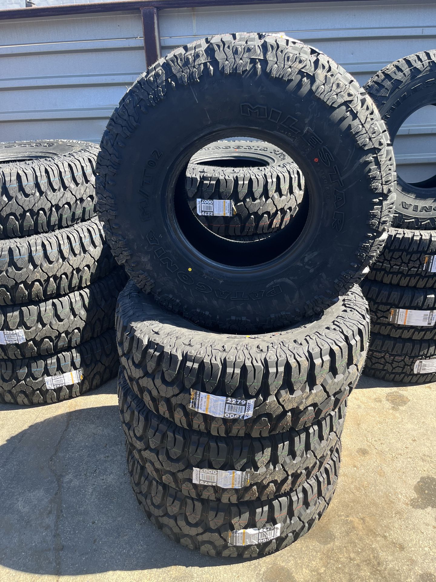 Milestar Patagonia MT02 315-75-16 NEW Set of 4