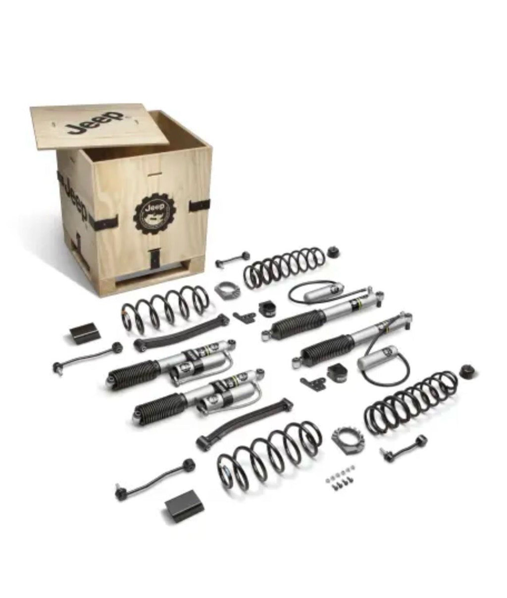 2018-2026 Jeep Wrangler JLU with 2.0L and 4XE models (Mopar 2" Lift Kit with Bilstein Reservoir Shocks)