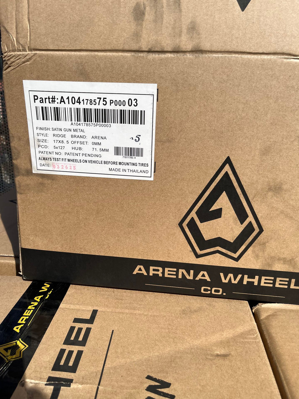 Arena Ridge A104 Wheels 17” 5x5 (5 wheels)