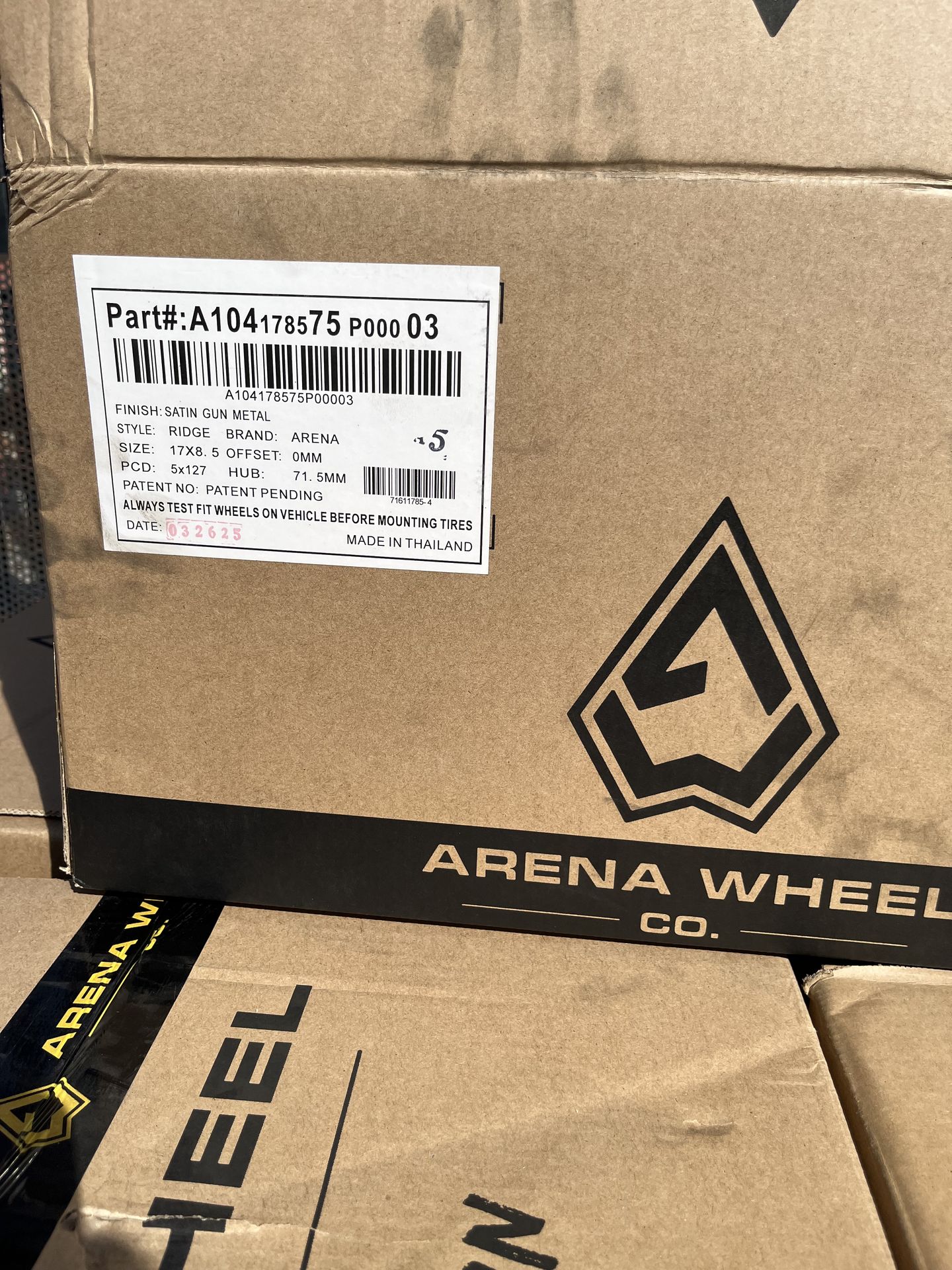 Arena Ridge A104 Wheels 17” 5x5 (5 wheels)