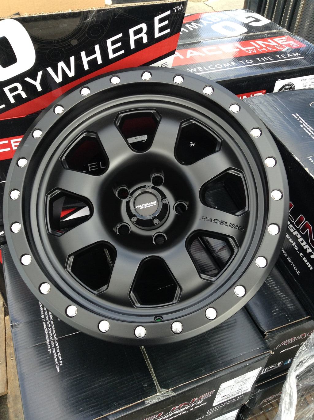 Raceline 929B Avenger 17x9 Wheels – Satin Black (5x139.7)