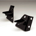 KC HiLiTES Windshield Light Mounts — Black Powder Coated Steel (1986-1995 Jeep Wrangler YJ)