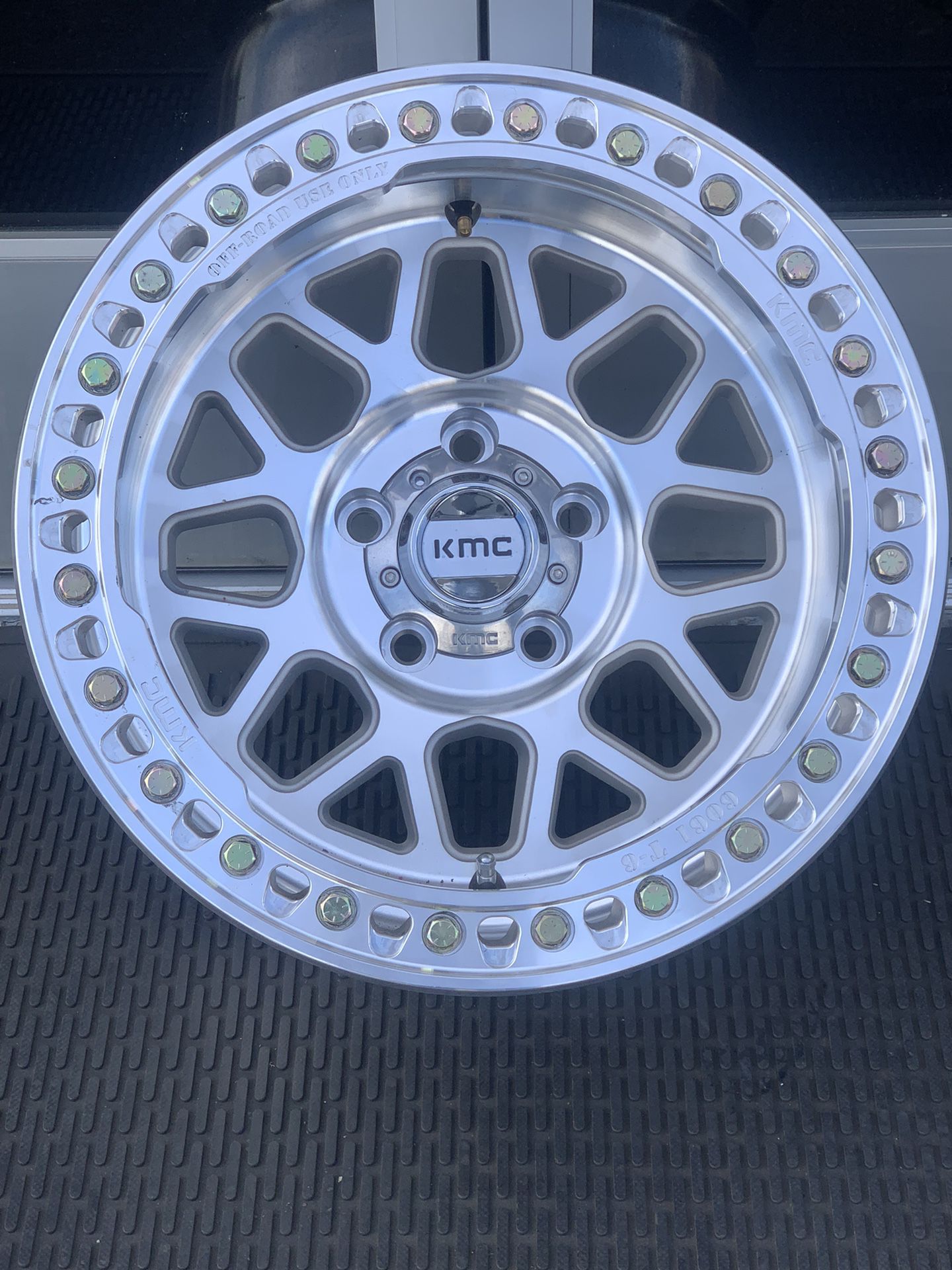 KMC KM235 Grenade Bead Lock Wheels 17x9 5x5 Machined