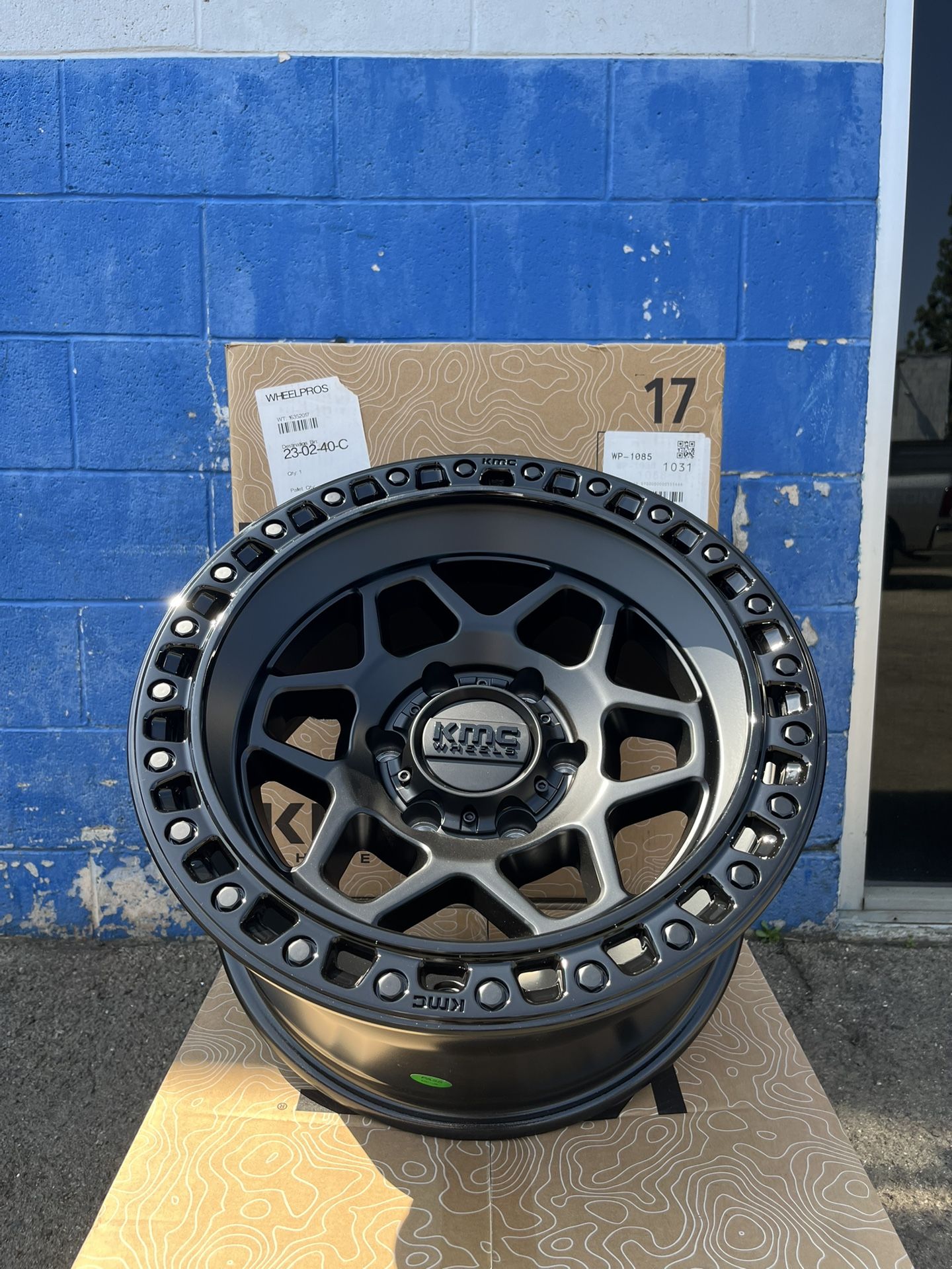 KMC KM553 TORX WHEELS 17x9, 6x139.7 Matte Black