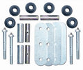 Rubicon Express 1" Lift Greaseable Shackle Kit Front For 1976-86 Jeep CJ