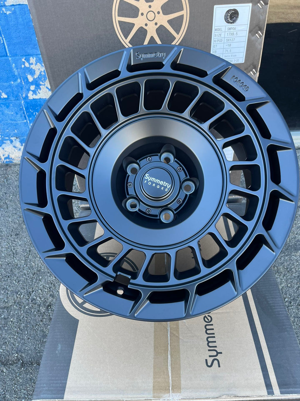 Symmetry SMP06 FORGED WHEELS 17”x8.5 5x5 (5 New)