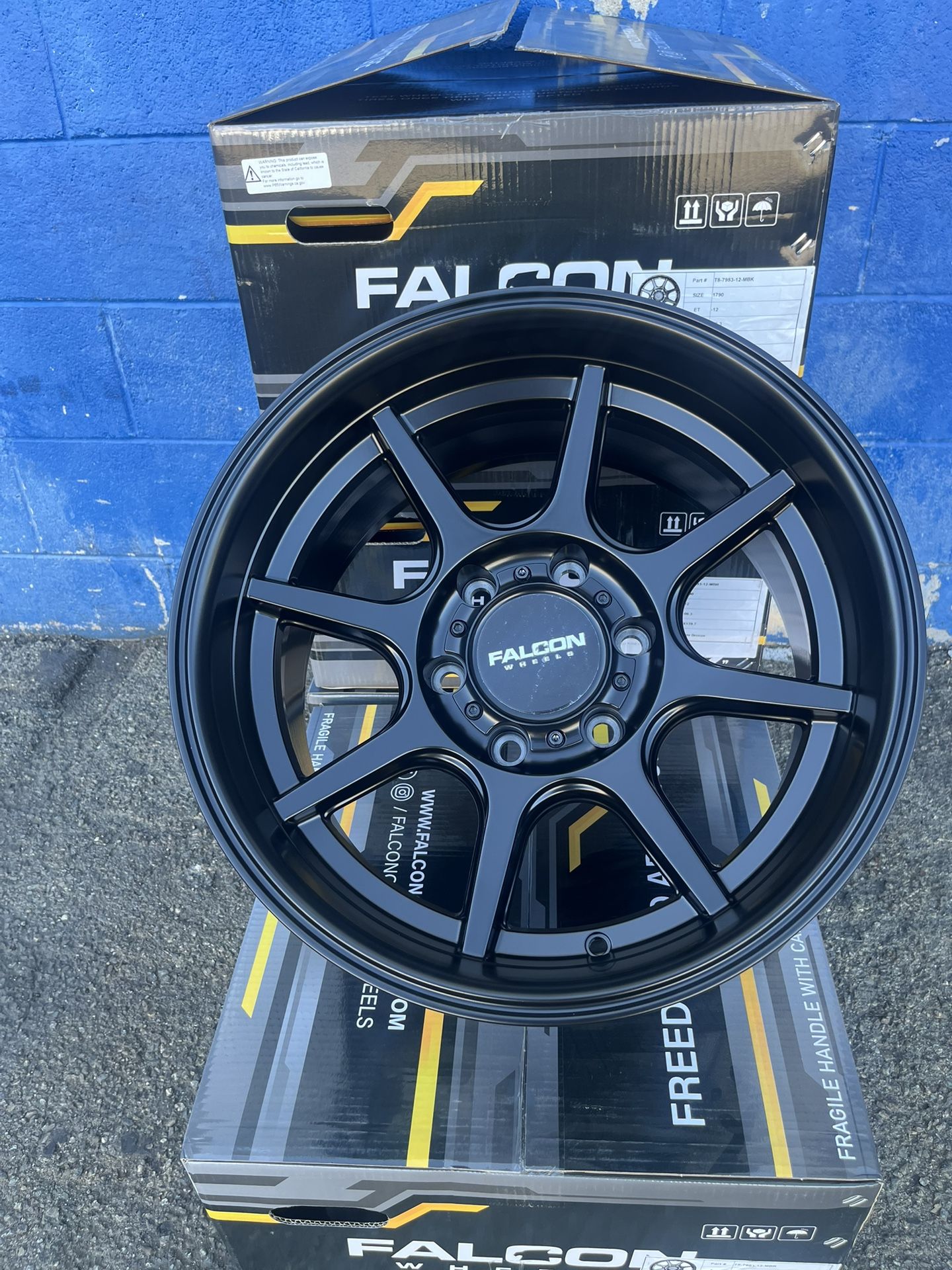 Falcon T8 Seeker Wheels 17x9, 6x139 (4 New)