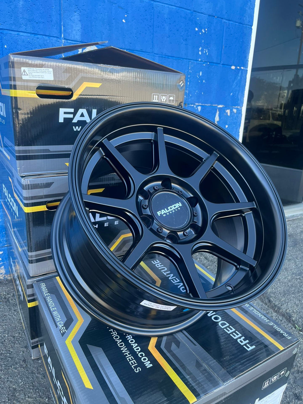 Falcon T8 Seeker Wheels 17x9, 6x139 (4 New)