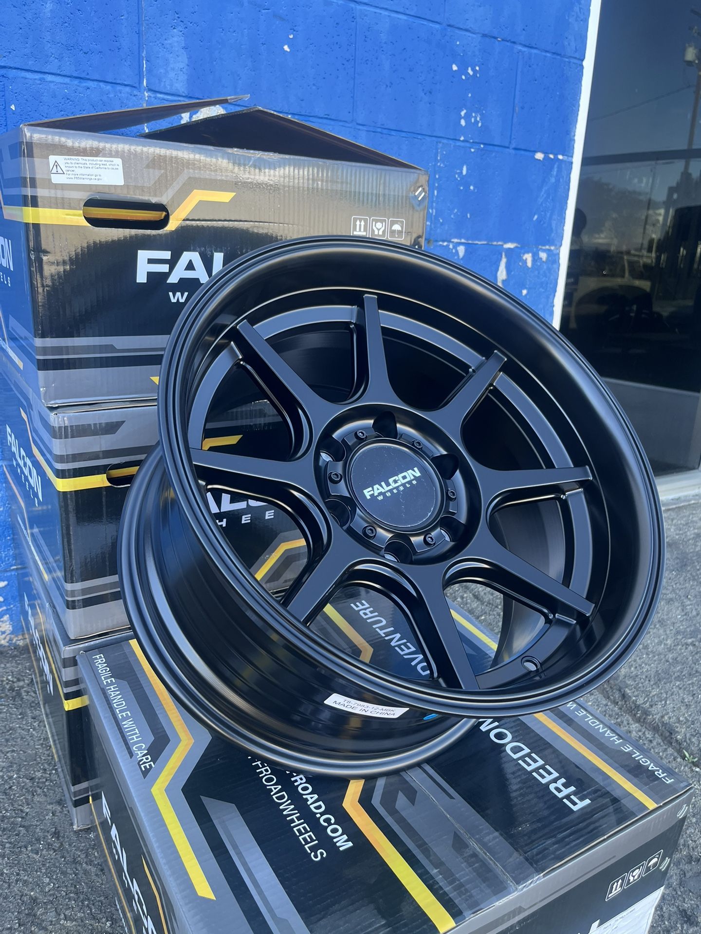 Falcon T8 Seeker Wheels 17x9, 6x139 (4 New)