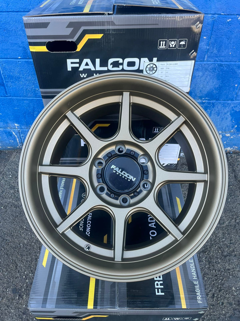 Falcon T8 Seeker Wheels 17x9, 6x139 (4 New) Bronze