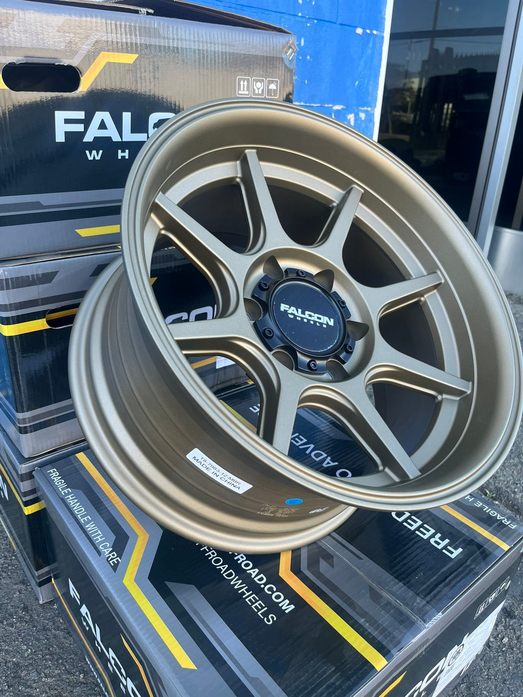 Falcon T8 Seeker Wheels 17x9, 6x139 (4 New) Bronze