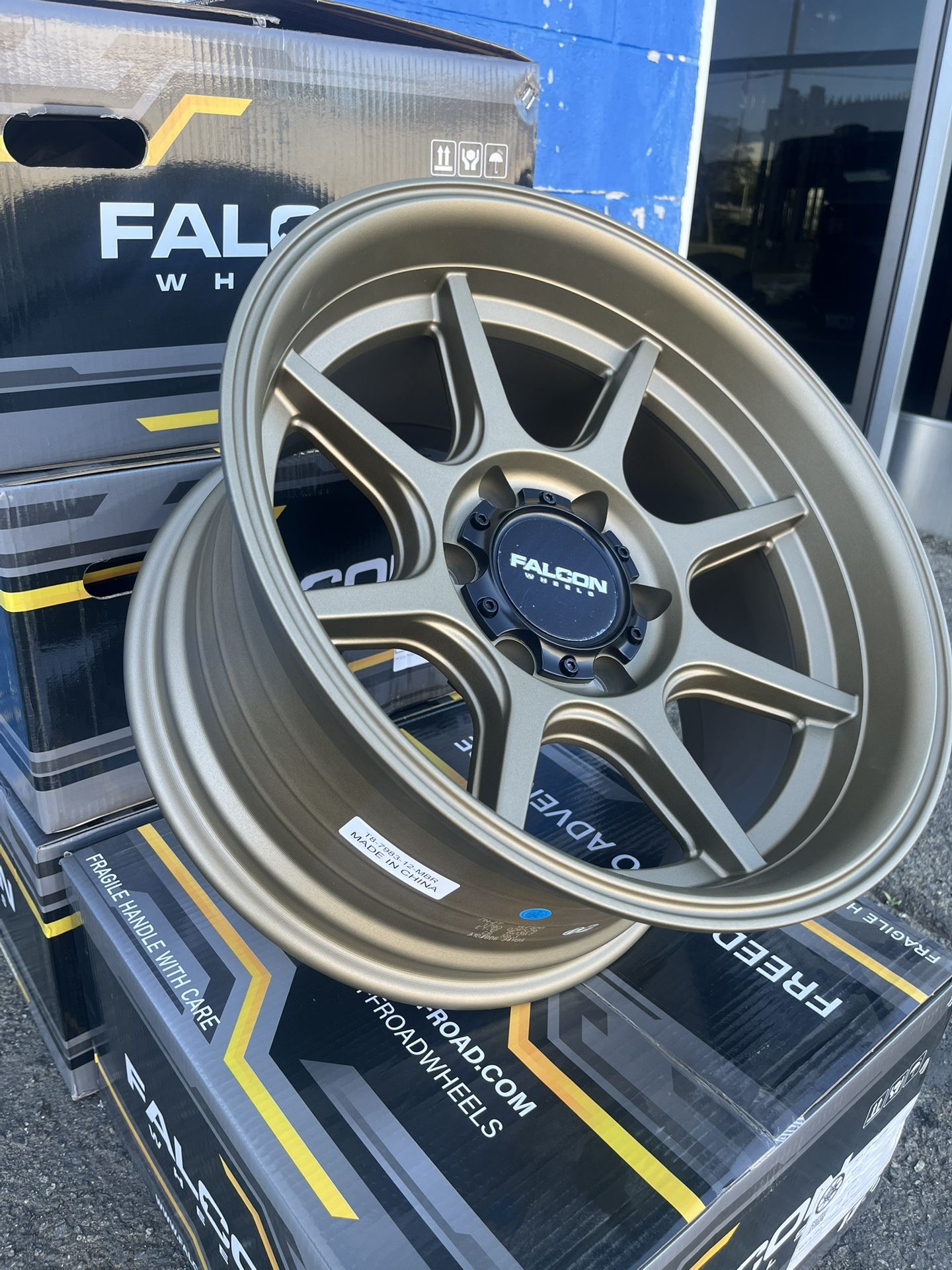 Falcon T8 Seeker Wheels 17x9, 6x139 (4 New) Bronze