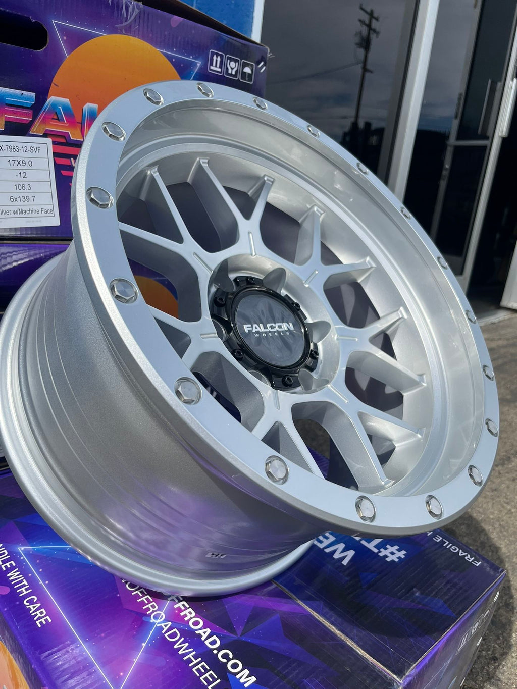 FALCON TX-TITAN WHEELS 17x9 6x139.7 Set of 4