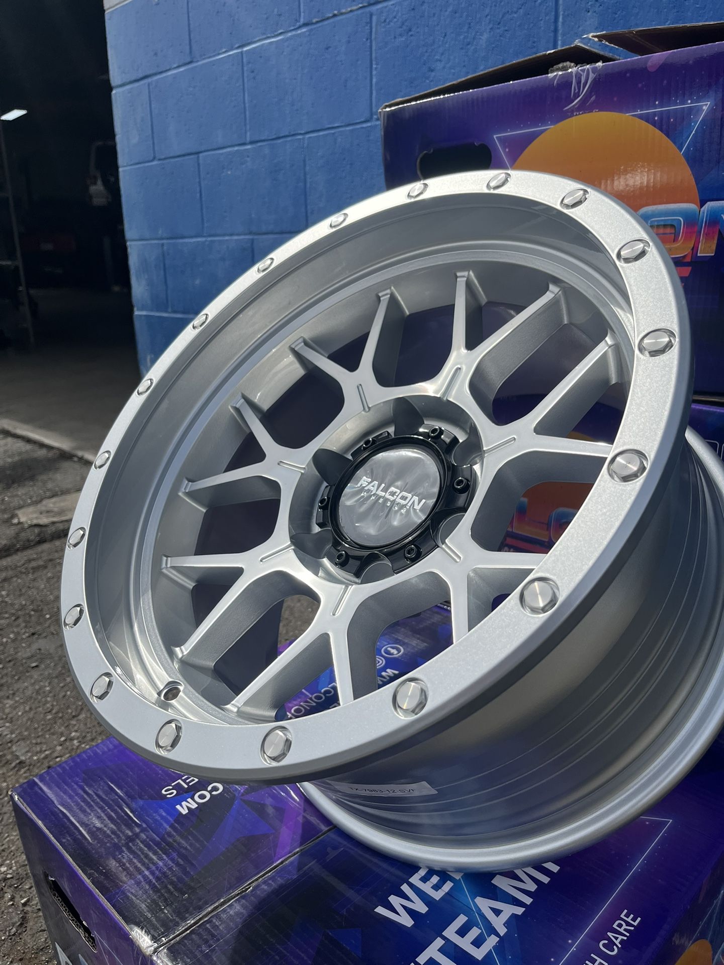 FALCON TX-TITAN WHEELS 17x9 6x139.7 Set of 4