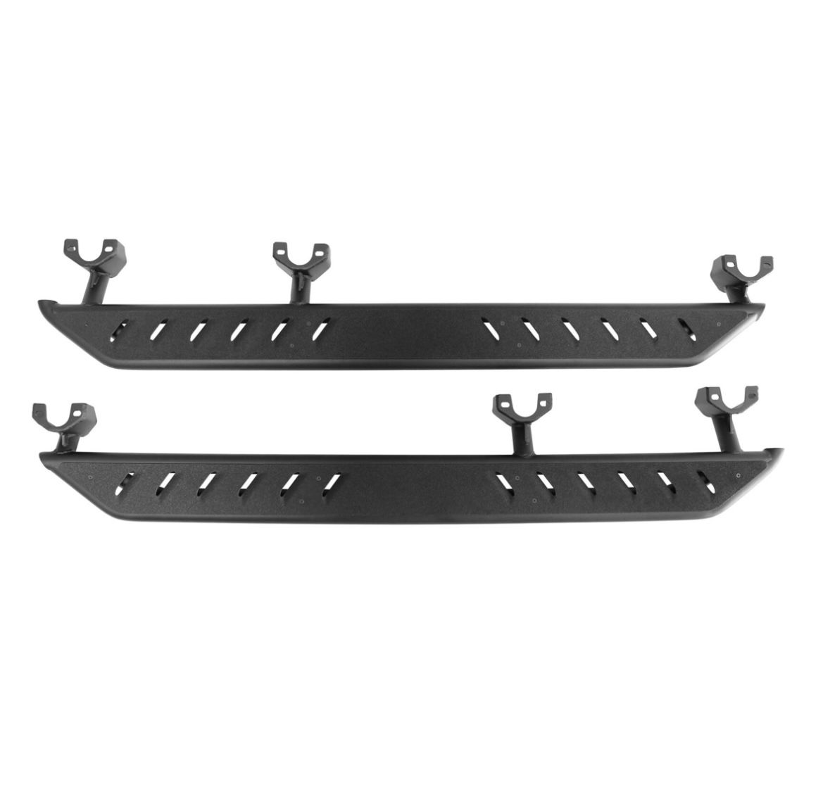 Westin Triple Tube Rock Rail Steps Textured Black Steel