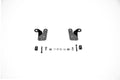 ZROADZ A-Pillar Lower Pod Style LED Light Mounts for 3" Pod Lights (2018-2026 Jeep Wrangler JL & Gladiator JT)