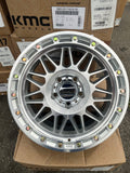 KMC KM555 ATTACK WHEELS 17x8.5 5x5 Silver/ Machined